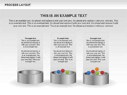 Diagrammes de mise en page des processus, Diapositive 10, 00468, Schémas de procédés — PoweredTemplate.com