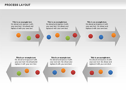 Diagrammes de mise en page des processus, Diapositive 11, 00468, Schémas de procédés — PoweredTemplate.com