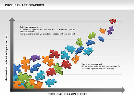 퍼즐 모양과 다이어그램, 슬라이드 10, 00469, 퍼즐 도표 — PoweredTemplate.com