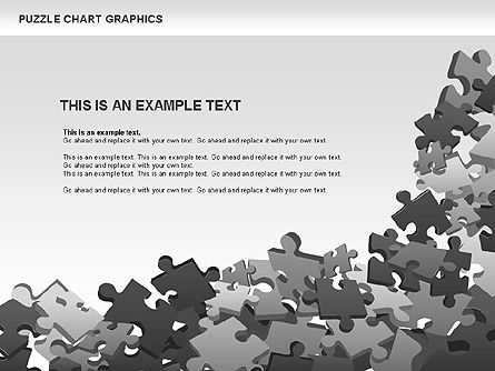 Formas y diagramas del rompecabezas, Diapositiva 16, 00469, Diagramas de puzzle — PoweredTemplate.com