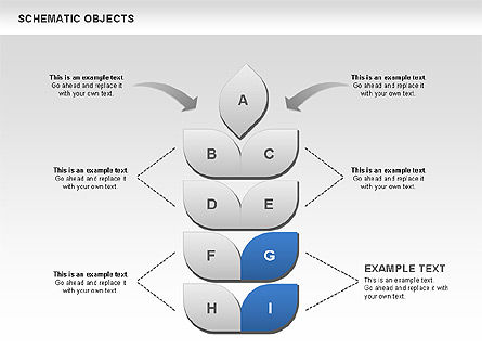 Schematic Objects, Slide 8, 00471, Business Models — PoweredTemplate.com