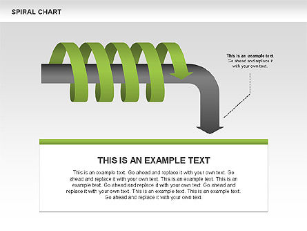 Koleksi Spiral Grafik Spiral Magnetik, Slide 12, 00473, Diagram Proses — PoweredTemplate.com