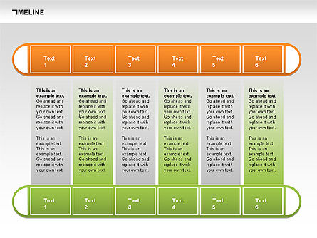 타임 라인 차트, 슬라이드 7, 00475, Timelines & Calendars — PoweredTemplate.com