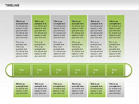 Timeline grafieken, Dia 9, 00475, Timelines & Calendars — PoweredTemplate.com