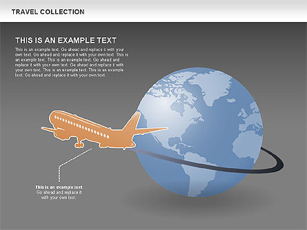 Formas de viaje e iconos, Diapositiva 13, 00477, Formas — PoweredTemplate.com
