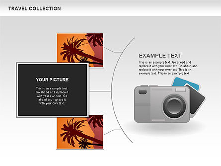 Travel Shapes and Icons, Slide 7, 00477, Shapes — PoweredTemplate.com