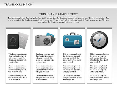 여행 모양 및 아이콘, 슬라이드 9, 00477, 모양 — PoweredTemplate.com