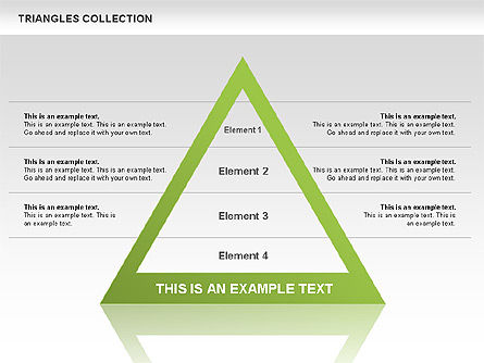 Triangles Collection, Slide 10, 00478, Shapes — PoweredTemplate.com