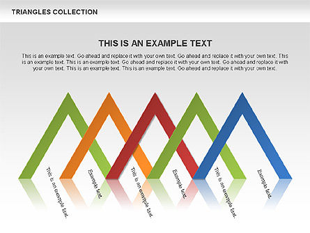 Triangles coleção, Deslizar 11, 00478, Formas — PoweredTemplate.com