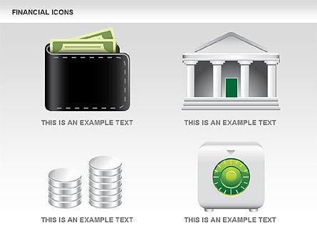 Financial Icons, Slide 6, 00479, Icons — PoweredTemplate.com