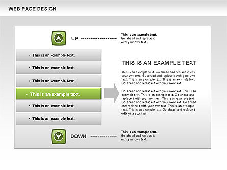 Web Page Design Diagrams, Slide 10, 00480, Process Diagrams — PoweredTemplate.com