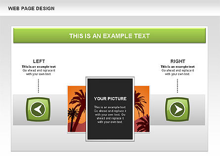 웹 페이지 디자인 다이어그램, 슬라이드 11, 00480, 프로세스 도표 — PoweredTemplate.com