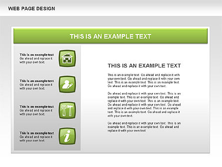 Web Page Design Diagrams, Slide 13, 00480, Process Diagrams — PoweredTemplate.com