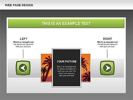 Web Page Design Diagrams, Slide 16, 00480, Process Diagrams — PoweredTemplate.com