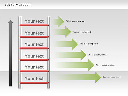 Loyalty Ladder Charts, Slide 12, 00482, Business Models — PoweredTemplate.com
