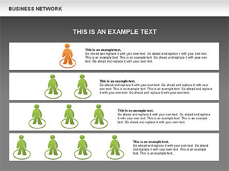 Diagramas de redes de negocios, Diapositiva 15, 00484, Gráficos — PoweredTemplate.com