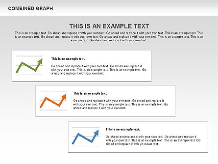 Gecombineerde grafiek, Dia 4, 00486, Graph Charts — PoweredTemplate.com