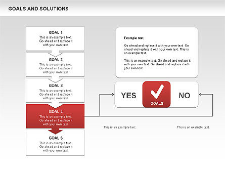 Gráficos de objetivos y soluciones, Diapositiva 5, 00489, Modelos de negocios — PoweredTemplate.com