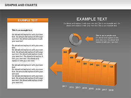 Gráficos y gráficos, Diapositiva 11, 00490, Gráficos — PoweredTemplate.com