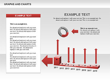 Grafieken en diagrammen, Dia 5, 00490, Graph Charts — PoweredTemplate.com