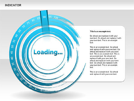 Diagramas de Indicadores, Diapositiva 11, 00492, Diagramas de la etapa — PoweredTemplate.com