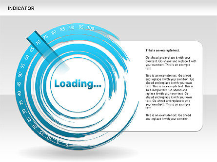 Diagramas de Indicadores, Diapositiva 9, 00492, Diagramas de la etapa — PoweredTemplate.com