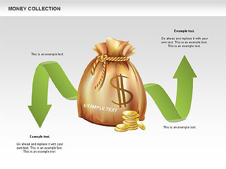 Money Shapes and Icons, Slide 8, 00494, Shapes — PoweredTemplate.com