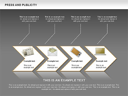 Stampa e pubblicità, Slide 15, 00500, Diagrammi Palco — PoweredTemplate.com