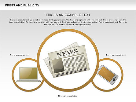 Tekan Dan Publisitas, Slide 6, 00500, Diagram Panggung — PoweredTemplate.com