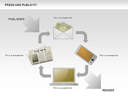Stampa e pubblicità, Slide 8, 00500, Diagrammi Palco — PoweredTemplate.com