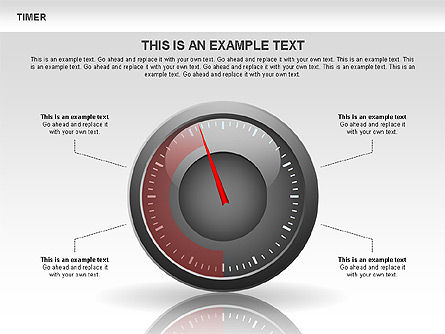 Diagrammes de l'étape du chronomètre, Diapositive 3, 00503, Timelines & Calendars — PoweredTemplate.com