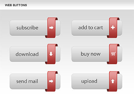 Webボタンと図, スライド 7, 00505, プロセス図 — PoweredTemplate.com