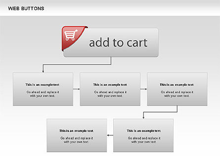 Web Buttons and Diagrams, Slide 9, 00505, Process Diagrams — PoweredTemplate.com