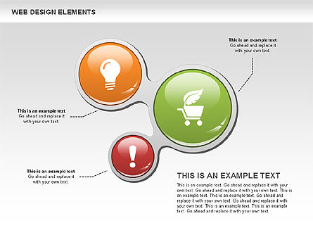 Web-Design-Diagramme, PowerPoint-Vorlage, 00510, Prozessdiagramme — PoweredTemplate.com
