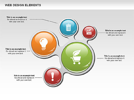 Diagramas de Diseño Web, Diapositiva 3, 00510, Diagramas de proceso — PoweredTemplate.com