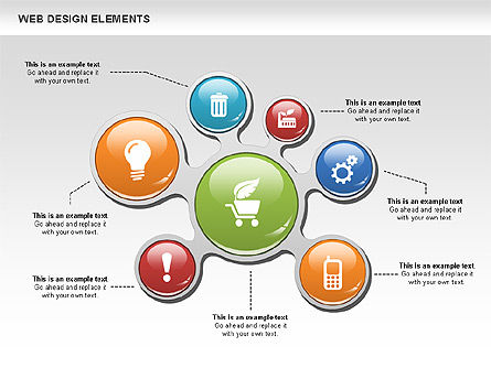 Diagramas de Diseño Web, Diapositiva 5, 00510, Diagramas de proceso — PoweredTemplate.com