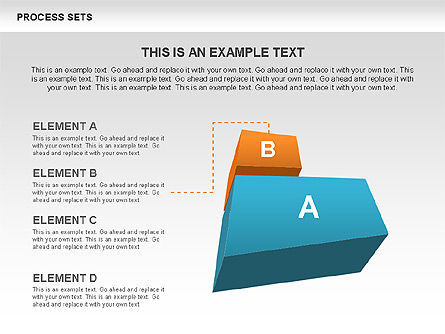 Processus et étapes, Diapositive 5, 00516, Schémas de procédés — PoweredTemplate.com