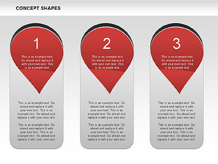 Petal Concept Shapes, Slide 10, 00519, Shapes — PoweredTemplate.com