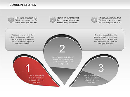 Petal Concept Shapes, Slide 7, 00519, Shapes — PoweredTemplate.com