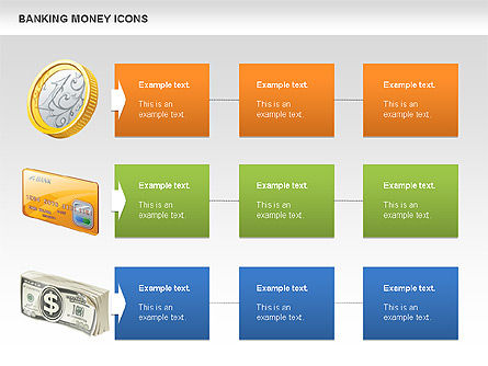 Financial Cycle Diagram, Slide 10, 00522, Pie Charts — PoweredTemplate.com