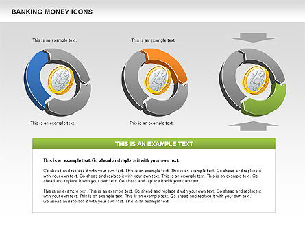 Financiële cyclusdiagram, Dia 7, 00522, Cirkeldiagram — PoweredTemplate.com