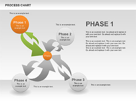 Cuadro de herramientas del cuadro de proceso, Diapositiva 2, 00523, Diagramas de proceso — PoweredTemplate.com
