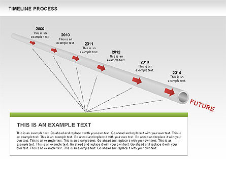 Tube Timeline Process Toolbox, Slide 6, 00527, Timelines & Calendars — PoweredTemplate.com