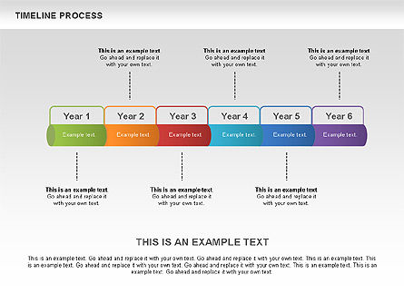 Timeline Process Toolbox, Slide 10, 00531, Timelines & Calendars — PoweredTemplate.com