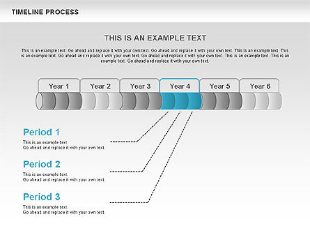 Timeline Process Toolbox, Slide 7, 00531, Timelines & Calendars — PoweredTemplate.com