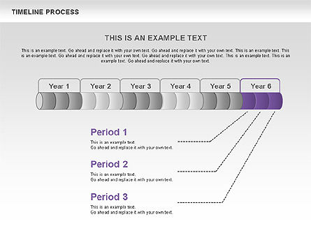 Timeline Process Toolbox, Slide 9, 00531, Timelines & Calendars — PoweredTemplate.com