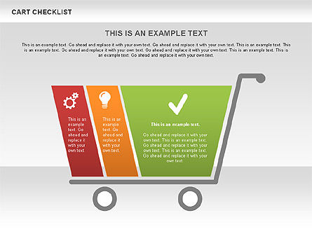 Cart checklist toolbox, Deslizar 10, 00538, Diagramas de Etapas — PoweredTemplate.com