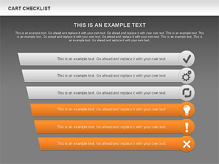 Cart checklist toolbox, Deslizar 14, 00538, Diagramas de Etapas — PoweredTemplate.com