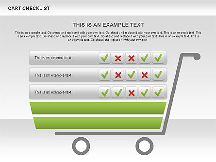 Winkelwagen checklist toolbox, Dia 4, 00538, Stage diagrams — PoweredTemplate.com