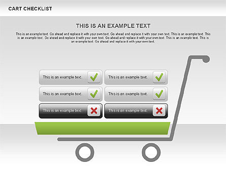 Cart checklist toolbox, Deslizar 7, 00538, Diagramas de Etapas — PoweredTemplate.com